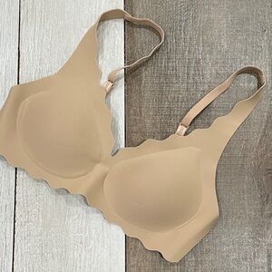 B.TEMPT’D Seamless Tan Bra W/Removable Pads Sz XS